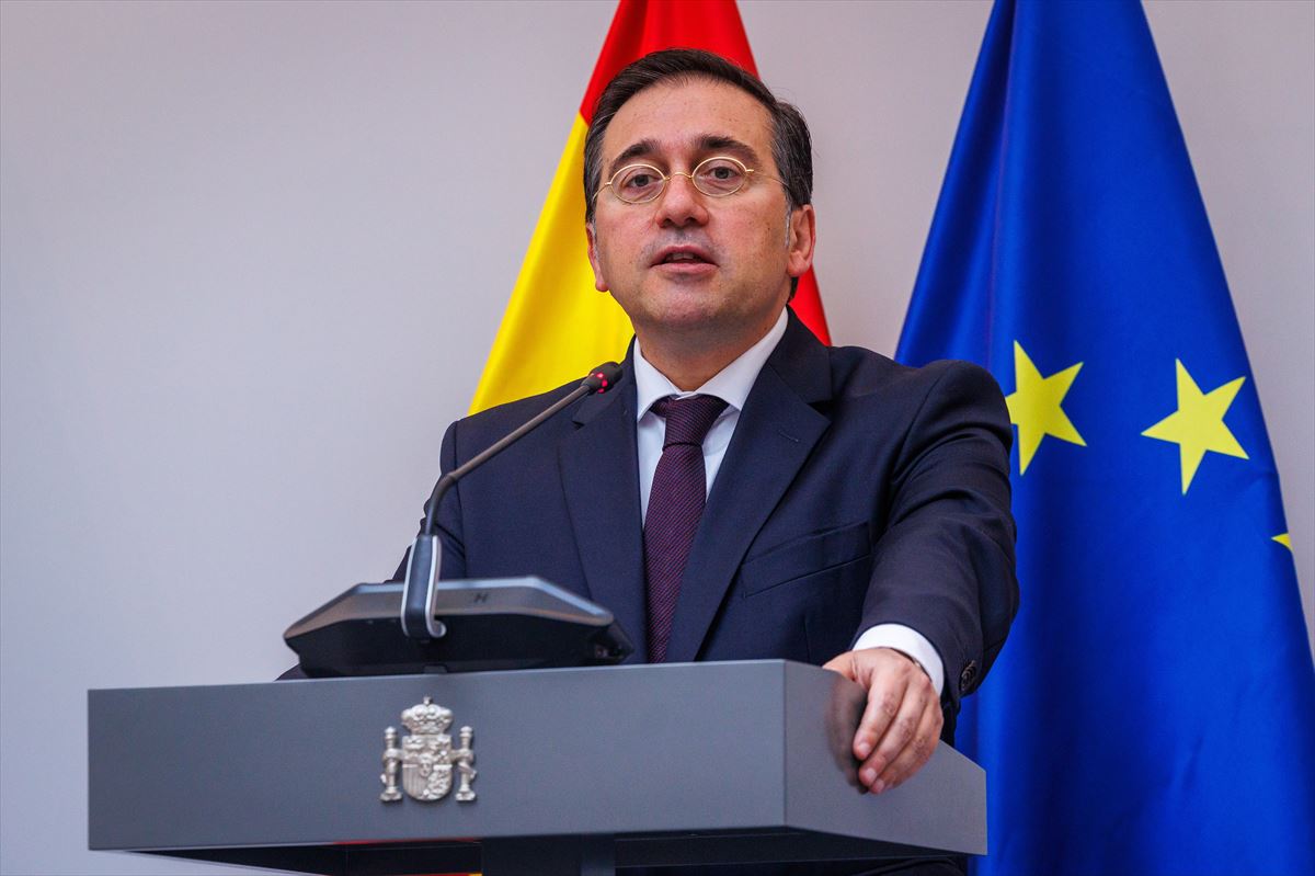 Jose Manuel Albares Atzerri ministro. Artxiboko argazkia: EFE