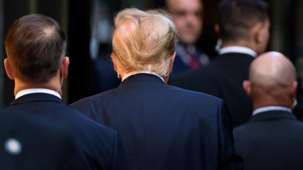 Donald Trump, found guilty of buying the silence of porn actress Stormy Daniels