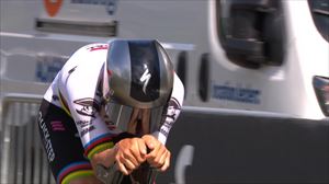 Remco Evenepoelek irabazi du Dauphine Kriteriumeko erlojupekoa, eta lasterketako lider berria da