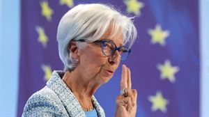 Christine Lagarde Europako Banku Zentraleko (EBZ) presidentea, gaur. Argazkia: EFE