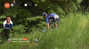 Mason Hollymanen erorikoa, ihesaldian zihoala, Dauphine Kriteriumeko seigarren etapan