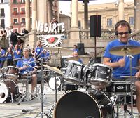 35 baterías han sonado hoy en el acto ''Repercusión'' organizado en Pamplona