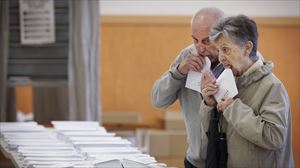 Parte-hartzea % 40,58koa izan da Euskadin eta % 41,28koa Nafarroan 18:00etan