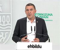 Otegi: ''Joera estruktural bat da ezker independentista geroz eta indartsuago dagoela Euskal Herrian''