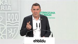 Otegi: ''Los resultados hablan de la fortaleza y el soporte popular de la izquierda independentista''