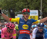Thibau Nys gana la tercera etapa de la Vuelta a Suiza, en Rüschlikon, y Alberto Bettiol se sitúa líder