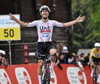 João Almeidak seigarren etapa irabazi du, Adams Yates taldeburuaren aurretik