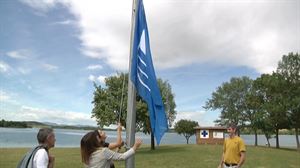 Las playas de Landa y Garaio, en Álava, han conseguido la bandera azul por noveno año