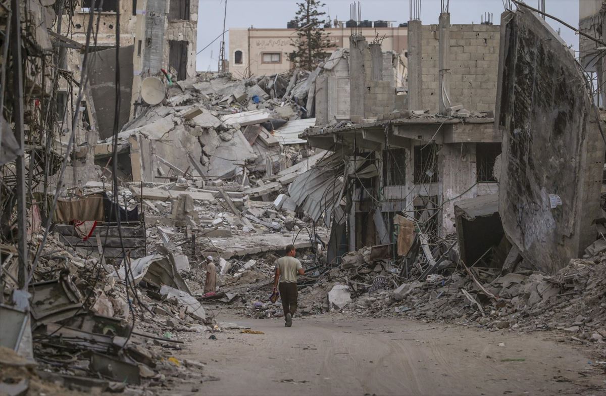 No cesan los bombardeos sobre la Franja de Gaza. Imagen de archivo. Foto: EFE.