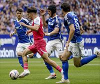 Oviedo aurretik jarri da Espanyolen aurkako igoera play-offeko joaneko partidan (1-0)