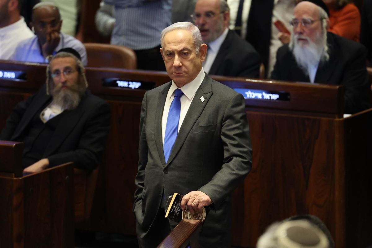 Benjamin Netanyahu Israelgo lehen ministroa. Argazkia: EITB MEDIA