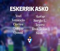 El Eibar anuncia que diez jugadores no continuarán en la próxima temporada