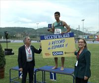 Mohamed Attaoui bate el récord de España de 1000 metros en la Reunión Internacional de Bilbao