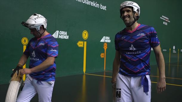 Ibai Martirena y Javier Urriza han ganado una semifinal muy dura. Foto: EITB Media.