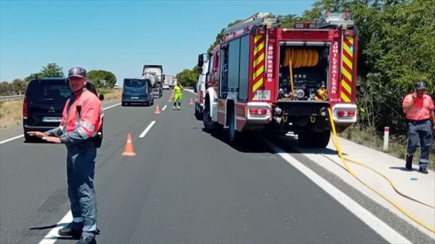 El lugar de los hechos. Foto: Policía Foral