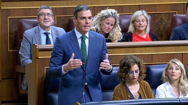 Pedro Sánchez en el Congreso de los Diputados