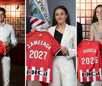 El Athletic renueva a Beñat Prados, Jone Amezaga e Irene Oguiza