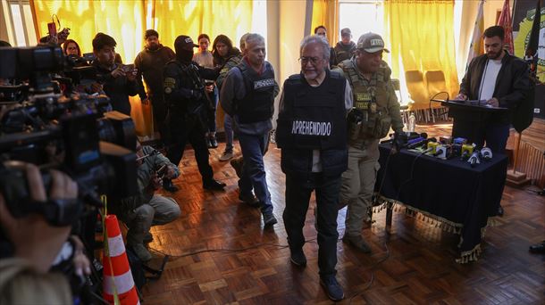 Militares detenidos por el intento de golpe de Estado. Foto: EFE