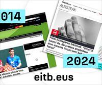 La web de EITB cumplen 10 años bajo el dominio .eus y 30 en Internet