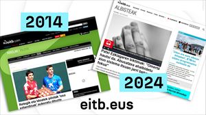 La web de EITB cumplen 10 años bajo el dominio .eus y 30 en Internet