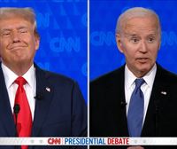 Biden y Trump defienden sus respectivas gestiones mientras intercambian insultos y comentarios despectivos