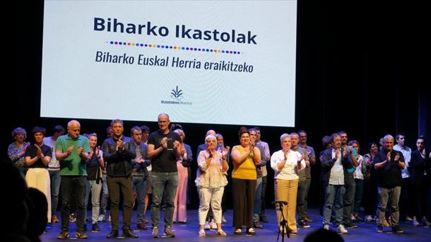 Ikastolen Elkartea, en la asamblea realizada en Pamplona. Foto: Ikastolen Elkartea.