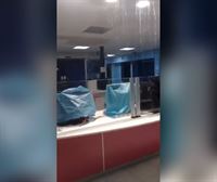 Así se ha filtrado el agua sobre el control de enfermería del Hospital de Mendaro