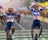 Bardetek irabazi du lehen etapa, eta maillot horia jantzi du bere azken Frantziako Tourrean