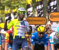 Girmayk irabazi du Tourreko hirugarren etapa eta Carapazek lekukoa hartu dio Pogacarri lidertzan