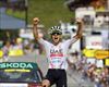 Tadej Pogacarrek Galibierreko etapa irabazi du, Valloiren, eta Frantziako Tourreko maillot horia berreskuratu