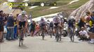 Ataque de Pogacar en la cima del Galibier en la cuarta etapa del Tour de Francia 2024