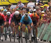 Cavendish ha sido el más rápido en el último kilómetro de la 5ª etapa del Tour de Francia