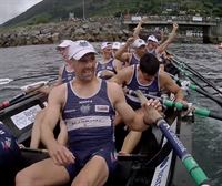 Bandera Petronor de la Liga Eusko Label 2024: La regata de Urdaibai, vista desde dentro la trainera 