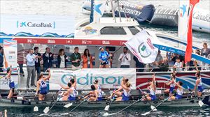 Arraun Lagunak sigue imparable y se hace con la Bandera Edinor en Zierbena