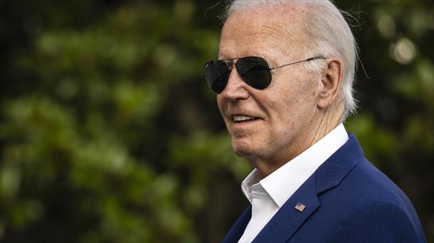 81 urteko Joe Biden, AEBko presidentea, gaur. Argazkia: EFE