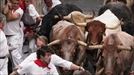 Encierro del 12 de julio. Foto: EFE.