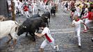 Encierro del 12 de julio. Foto: EFE.