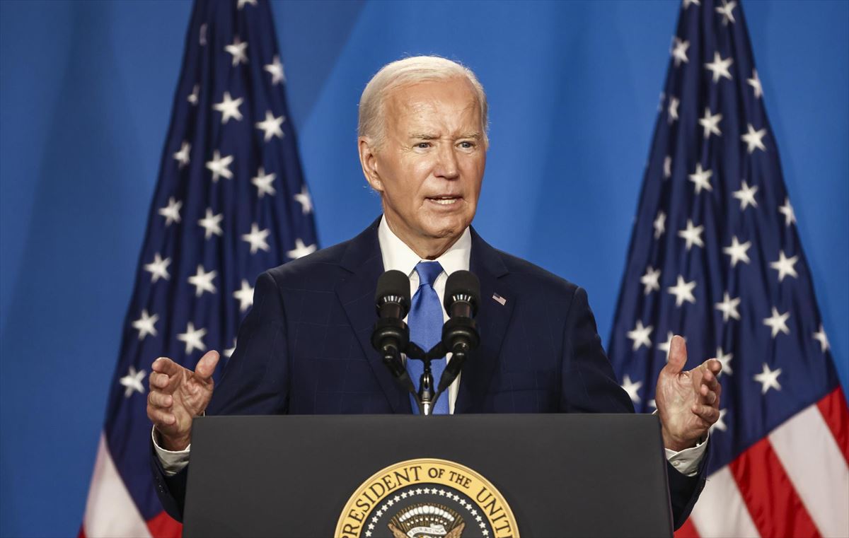 Joe Biden, Ameriketako Estatu Batuetako (AEB) presidentea. Argazkia: EFE