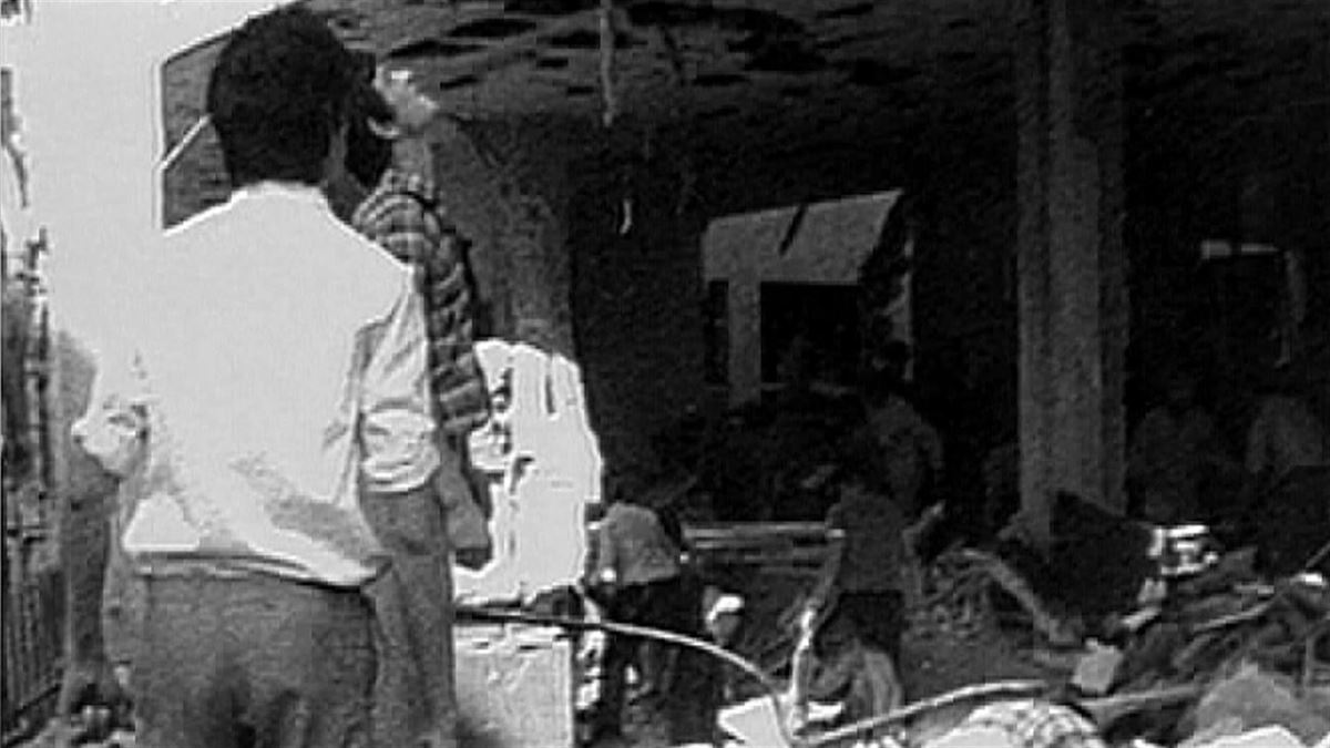 Explosión de gas en el colegio Marcelino Ugalde en Ortuella en 1980.