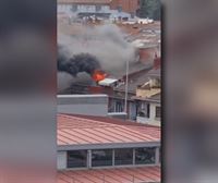 Incendio en una vivienda del centro de Errenteria