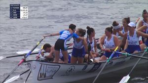 Arraun Lagunak sigue imbatible y se hace con la Bandera de Sestao