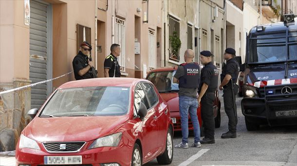 Lugar donde han hallado el cadáver de la mujer en Sabadell. Foto: EFE