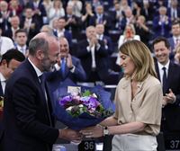 El Parlamento Europeo arranca una nueva legislatura con la reelección de Roberta Metsola hasta enero de 2027