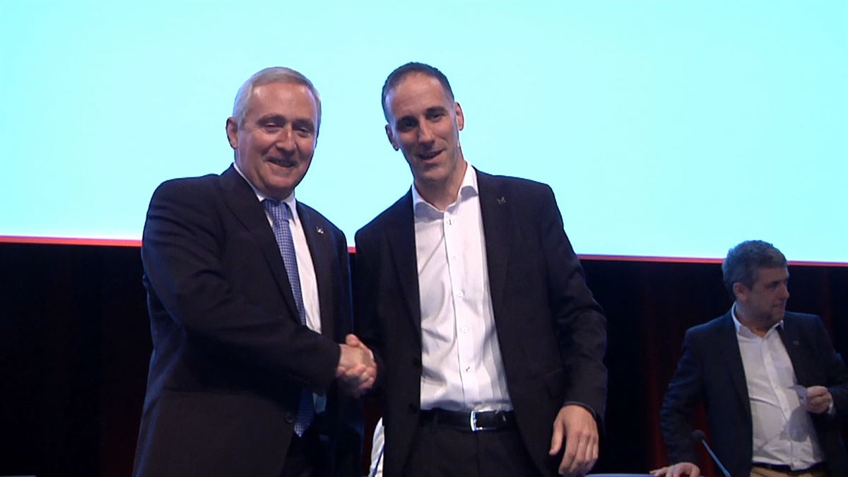 Iñigo Ucín y Pello Rodríguez. Imagen obtenida de un vídeo de EITB Media.