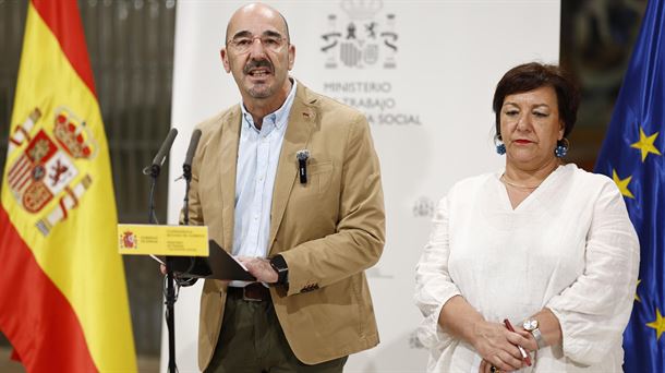 El vicesecretario de general de Política Sindical de UGT, Fernando Lujan. Foto: EFE