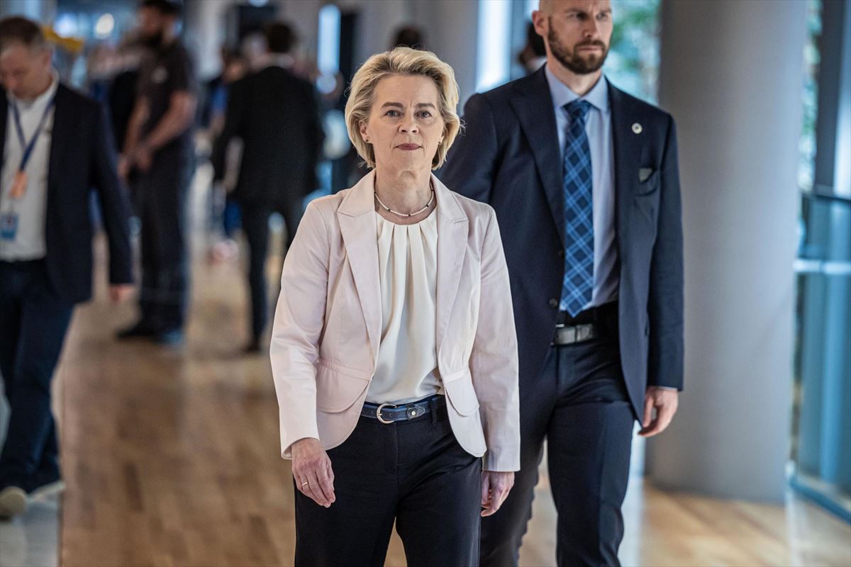 Ursula von der Leyen Europako Batzordeko presidentea. Argazkia: EFE