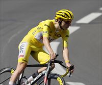 Tadej Pogacarren erakustaldia Frantziako Tourreko 17. etapako ihesaldian