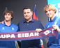 El Eibar presenta a los delanteros Slavy y Jorge Pascual