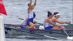 Arraun Lagunak se hace con su séptima bandera en Ribeira