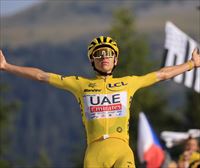 Ahalegin berezirik egin gabe irabazi du Pogacarrek bere bosgarren etapa Tourrean